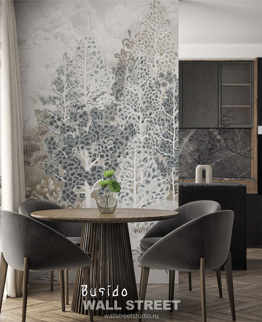 Фотообои в интерьере артикул Busido 9, BUSIDO, Wall street